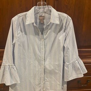 Chico blouse. Blue stripes